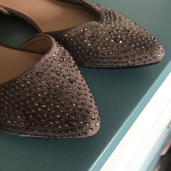 Mossimo sparkly D’Orsay pointed toe flats sz 8.5 - Picture 8 of 9